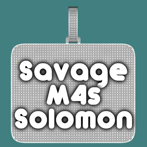 CUSTOM LETTER NECKLACE 3D BIG SQUARE