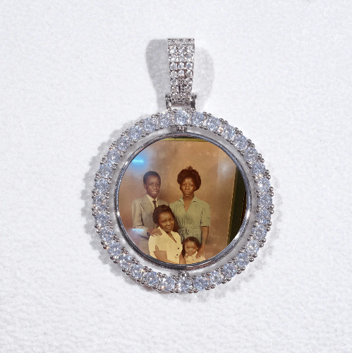 3D Spinning 2-Faced Custom Picture Pendant