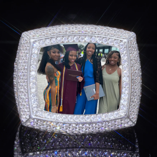 3D CUSTOM PICTURE ICED RING