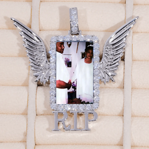 RIP WING 3D CUSTOM PICTURE PENDANT