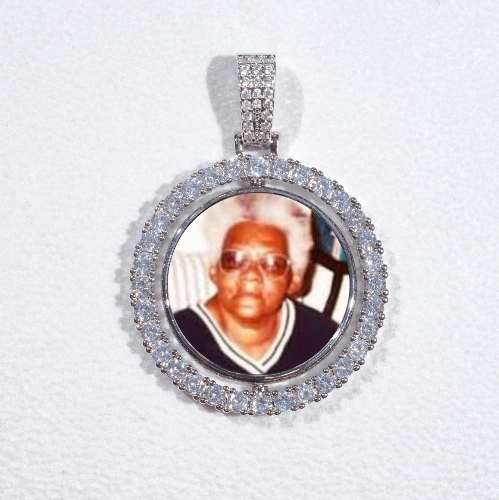 3D Spinning 2-Faced Custom Picture Pendant