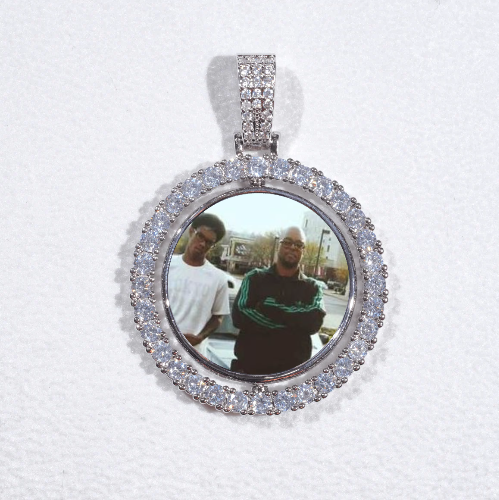 3D Spinning 2-Faced Custom Picture Pendant