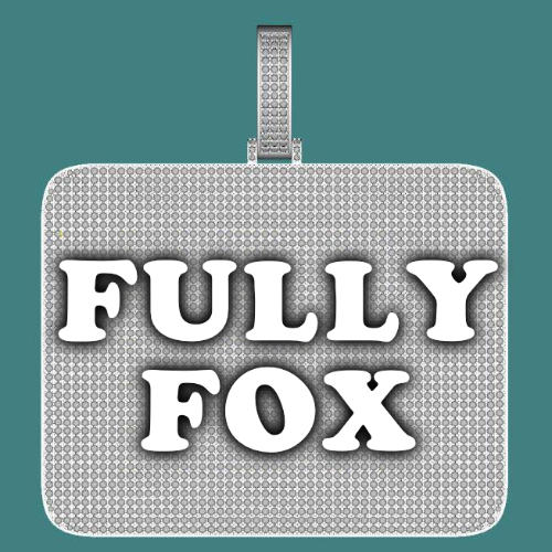 CUSTOM LETTER NECKLACE 3D BIG SQUARE