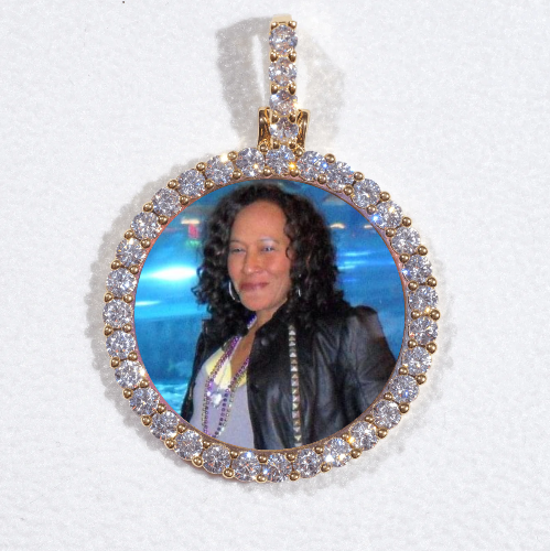 3D CIRCLE CUSTOM PICTURE PENDANT SMALL SIZE
