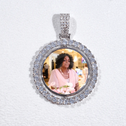 3D Spinning 2-Faced Custom Picture Pendant