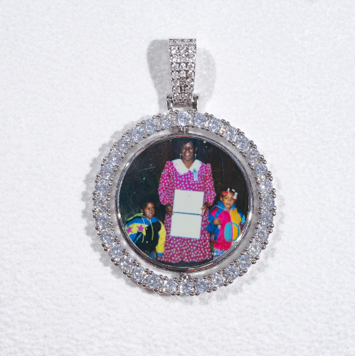 3D Spinning 2-Faced Custom Picture Pendant