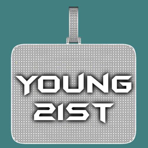 CUSTOM LETTER NECKLACE 3D BIG SQUARE