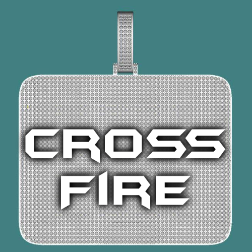 CUSTOM LETTER NECKLACE 3D BIG SQUARE
