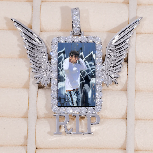 RIP WING 3D CUSTOM PICTURE PENDANT