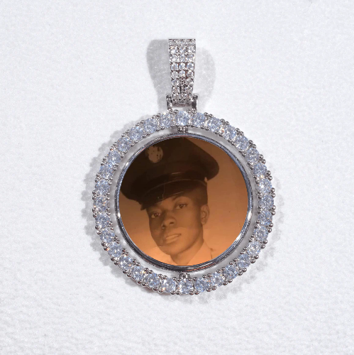 3D Spinning 2-Faced Custom Picture Pendant