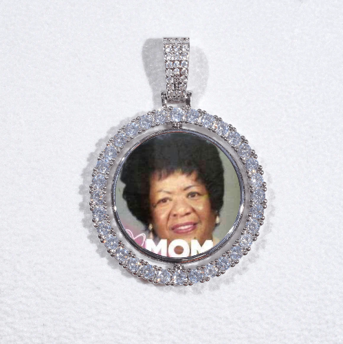3D Spinning 2-Faced Custom Picture Pendant