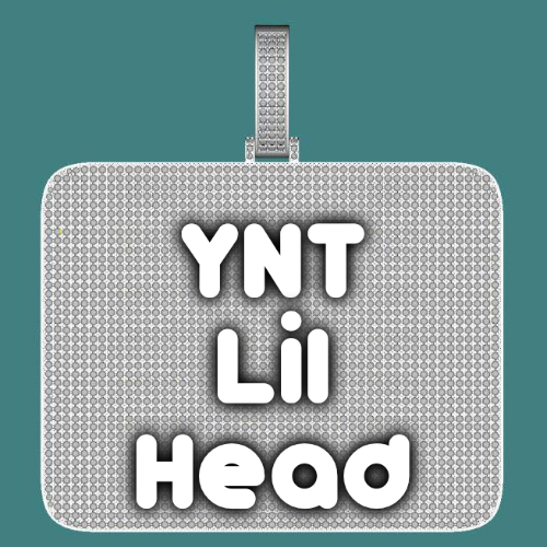 CUSTOM LETTER NECKLACE 3D BIG SQUARE