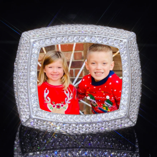 3D CUSTOM PICTURE ICED RING
