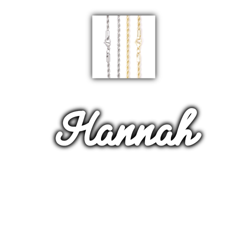 Script Custom Letter Necklace