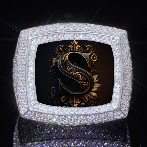 3D CUSTOM PICTURE ICED RING
