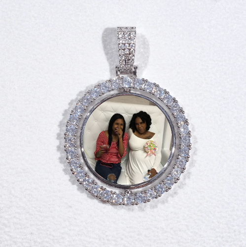 3D Spinning 2-Faced Custom Picture Pendant