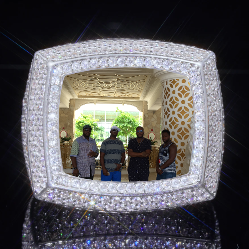 3D CUSTOM PICTURE ICED RING