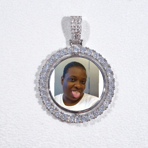 3D Spinning 2-Faced Custom Picture Pendant