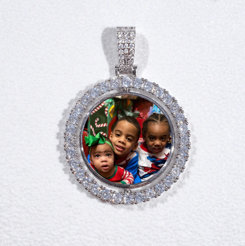 3D Spinning 2-Faced Custom Picture Pendant