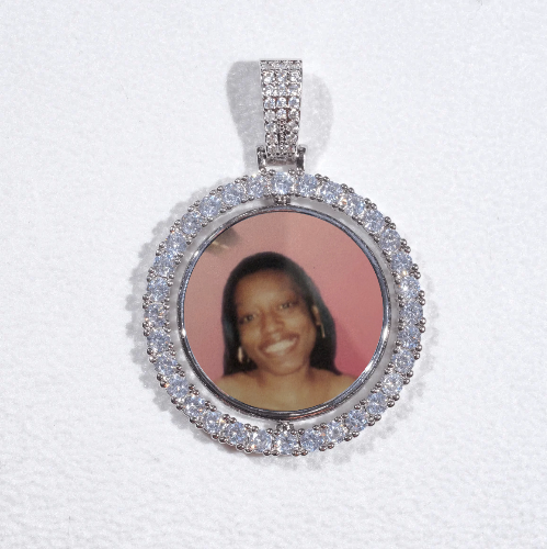 3D Spinning 2-Faced Custom Picture Pendant