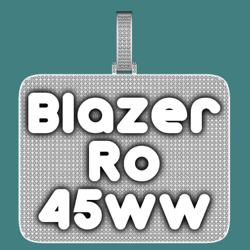 CUSTOM LETTER NECKLACE 3D BIG SQUARE