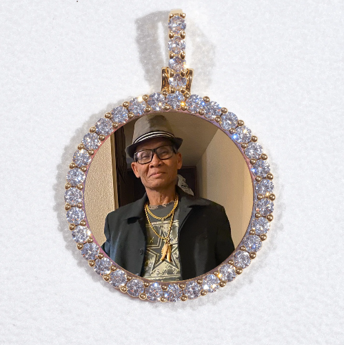 3D CIRCLE CUSTOM PICTURE PENDANT SMALL SIZE