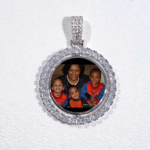 3D Spinning 2-Faced Custom Picture Pendant