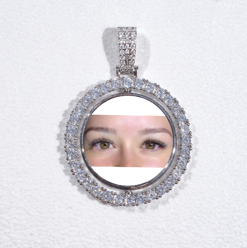 3D Spinning 2-Faced Custom Picture Pendant