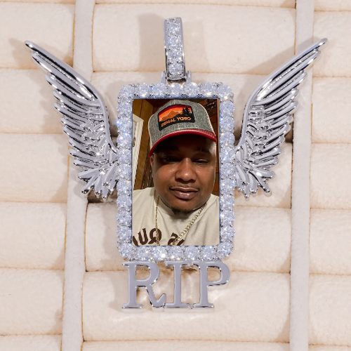 RIP WING 3D CUSTOM PICTURE PENDANT