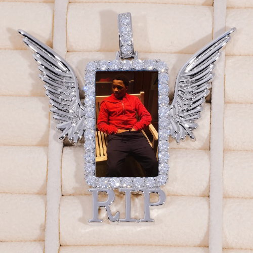 RIP WING 3D CUSTOM PICTURE PENDANT