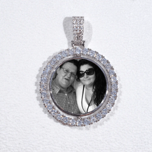3D Spinning 2-Faced Custom Picture Pendant