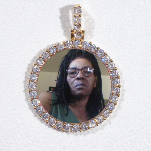 3D CIRCLE CUSTOM PICTURE PENDANT SMALL SIZE