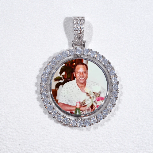 3D Spinning 2-Faced Custom Picture Pendant