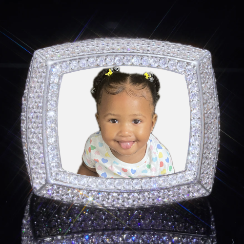 3D CUSTOM PICTURE ICED RING