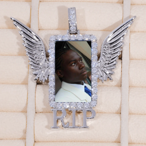 RIP WING 3D CUSTOM PICTURE PENDANT