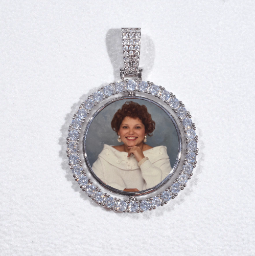 3D Spinning 2-Faced Custom Picture Pendant