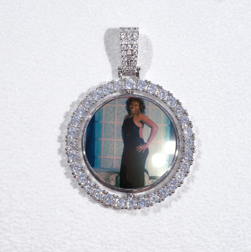 3D Spinning 2-Faced Custom Picture Pendant