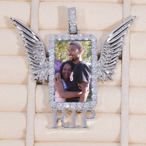 RIP WING 3D CUSTOM PICTURE PENDANT