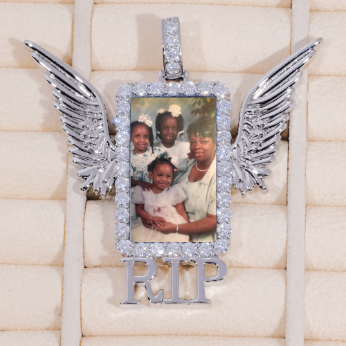 RIP WING 3D CUSTOM PICTURE PENDANT