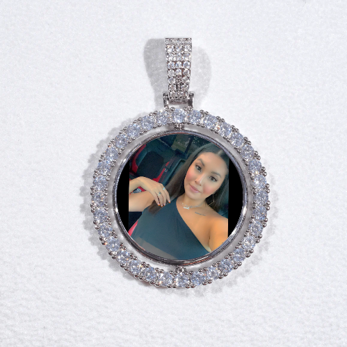 3D Spinning 2-Faced Custom Picture Pendant