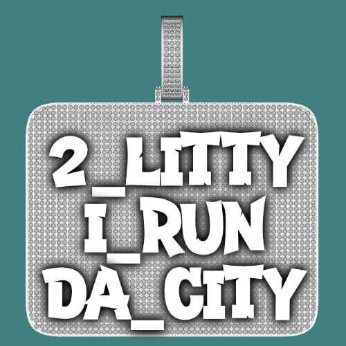 CUSTOM LETTER NECKLACE 3D BIG SQUARE