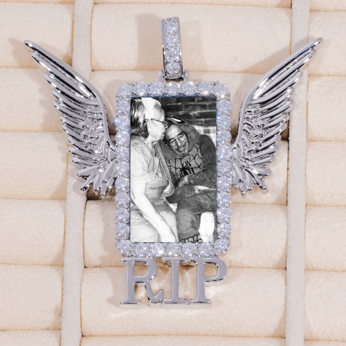 RIP WING 3D CUSTOM PICTURE PENDANT