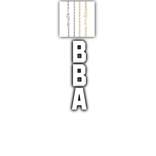 Custom Letters Baguette Two Layer Necklace