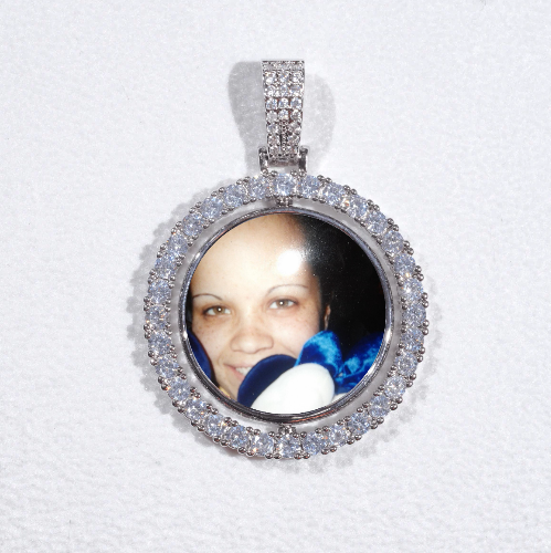 3D Spinning 2-Faced Custom Picture Pendant