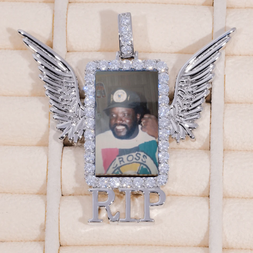 RIP WING 3D CUSTOM PICTURE PENDANT