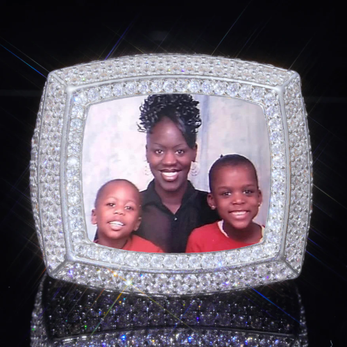 3D CUSTOM PICTURE ICED RING