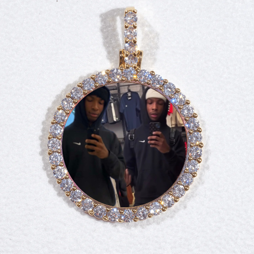 3D CIRCLE CUSTOM PICTURE PENDANT SMALL SIZE