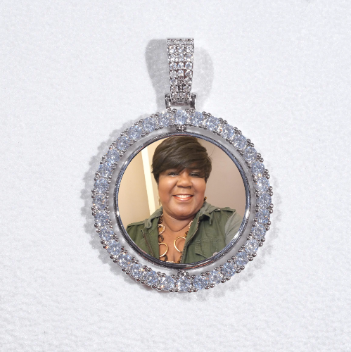 3D Spinning 2-Faced Custom Picture Pendant