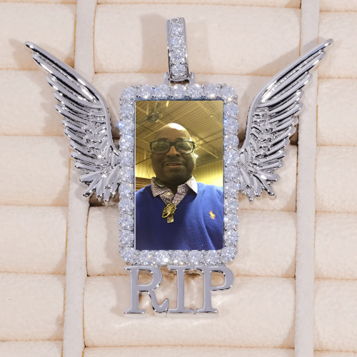 RIP WING 3D CUSTOM PICTURE PENDANT