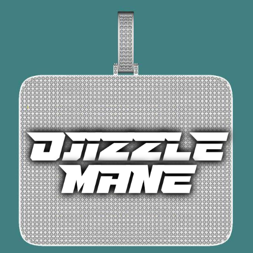 CUSTOM LETTER NECKLACE 3D BIG SQUARE